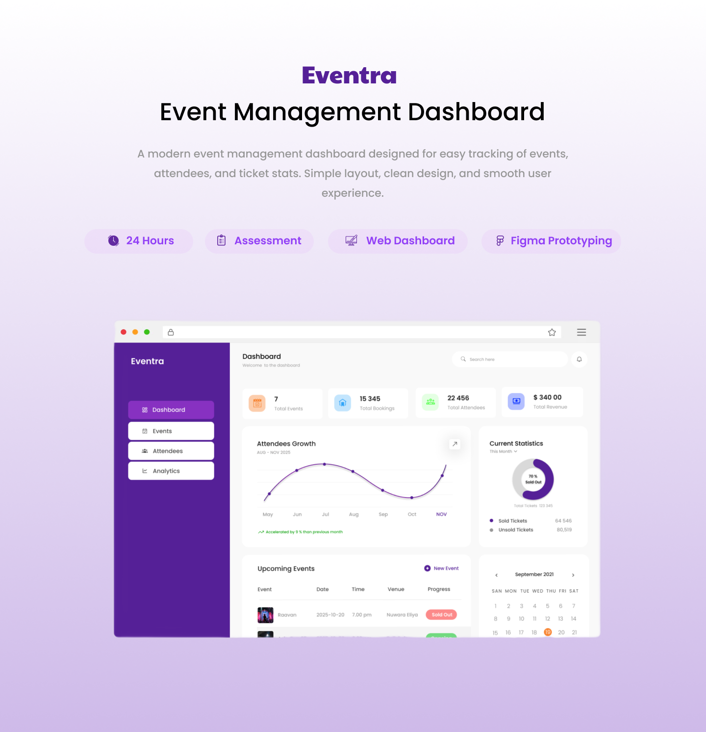 Event Management Dashboard